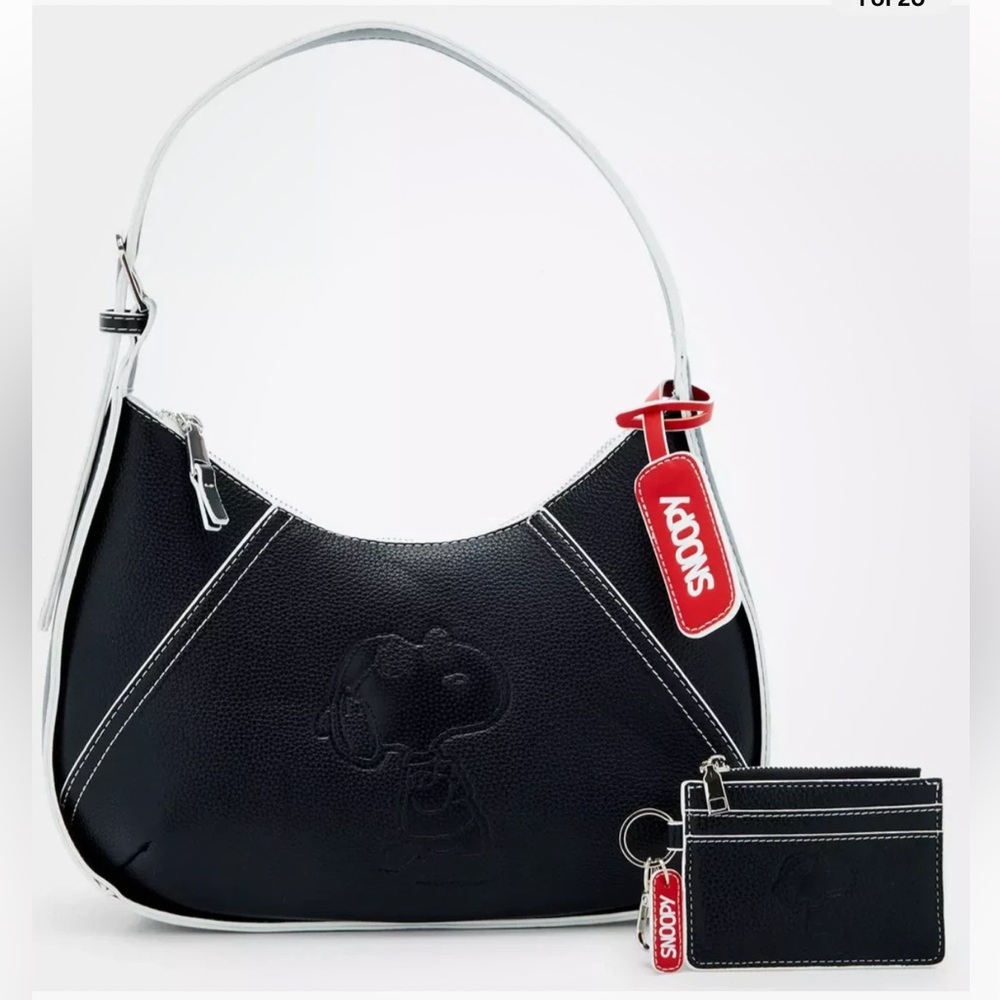 Danielle Nicole Snoopy Joe Cool Portrait Shoulder Bag & Cardholder - EXCLUSIVE